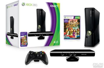 Лот: 8465799. Фото: 1. Xbox360 - 250GB+kinect+24 игры... Консоли