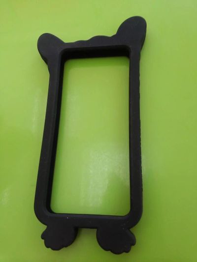 Лот: 7286005. Фото: 1. Бампер на iPhone5 собака черная. Корпуса, клавиатуры, кнопки