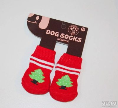 Лот: 16915524. Фото: 1. Носки Dog Socks / размер M. Ошейники, одежда, конное снаряжение