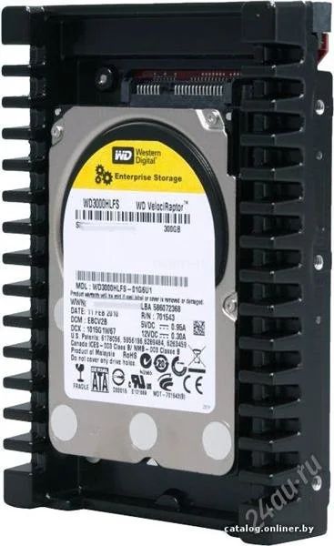 Лот: 1560959. Фото: 1. HDD WD3000HLFS VelociRaptor кто... Жёсткие диски (HDD)