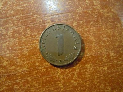 Лот: 25731917. Фото: 1. 1 пфенниг 1937г(A) Германия. Германия и Австрия