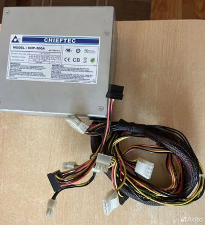 Лот: 25064164. Фото: 1. Блок питания ATX 500Вт Cheftec... Корпуса, блоки питания