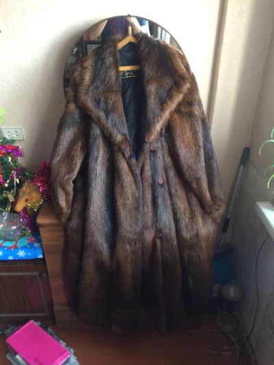 Лот: 8903506. Фото: 1. шуба мех "Нутрия",64 размер с1... Верхняя одежда