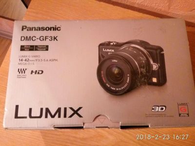 Лот: 11232311. Фото: 1. Фотоаппарат Panasonik Lumix. Цифровые беззеркальные со сменной оптикой