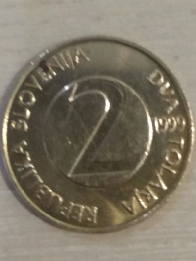 Лот: 19261933. Фото: 1. Словения 2 толара 1999г. Европа