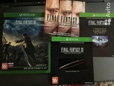 Лот: 11106695. Фото: 1. Final fantasy 15 Xbox one продажа... Игры для консолей