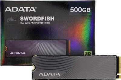 Лот: 18596848. Фото: 1. SSD M.2 2280 NVMe 500GB Adata... SSD-накопители