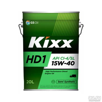 Лот: 9325791. Фото: 1. Масло моторное Kixx HD1 CI-4 10W40... Масла, жидкости