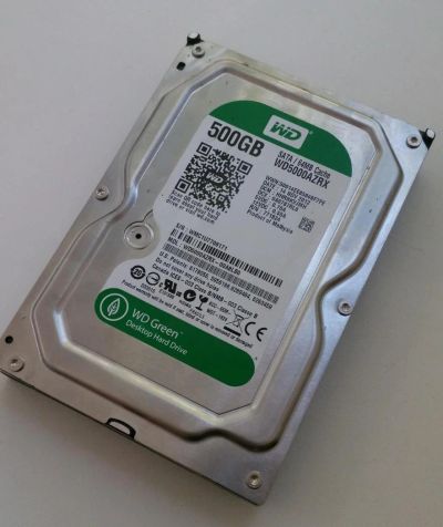 Лот: 4556886. Фото: 1. Жёсткий диск WD500AZRX. Жёсткие диски (HDD)