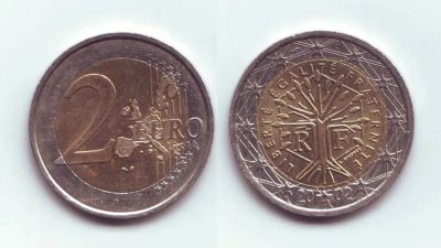 Лот: 19441901. Фото: 1. Монета - 2 евро Франция (2002). Европа