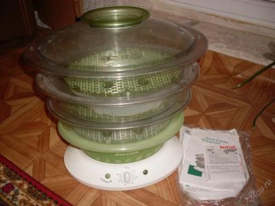 Лот: 105466. Фото: 1. Пароварка TEFAL - слегка раненая. Кухонная