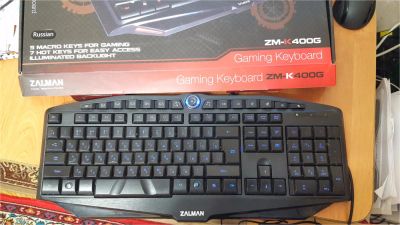 Лот: 6970061. Фото: 1. Игровая клавиатура Zalman ZM-K400G. Клавиатуры и мыши