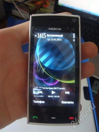 Лот: 716666. Фото: 1. Nokia X6-00 NAVI. Кнопочные мобильные телефоны