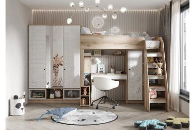 Лот: 24379222. Фото: 1. Модульная спальня Hoff Киви. Комплекты детской мебели