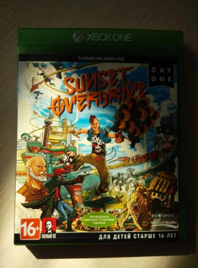 Лот: 5400663. Фото: 1. Sunset Overdrive диск Xbox One. Игры для консолей