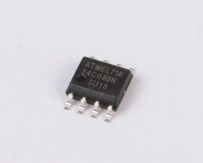Лот: 7427667. Фото: 1. микросхемы памяти 24C08 SO8 SMD... Микросхемы