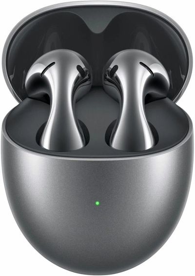 Лот: 20743474. Фото: 1. Наушники Huawei Freebuds 5 Silver. Наушники, гарнитуры