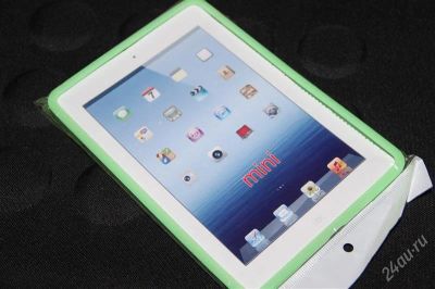 Лот: 2716918. Фото: 1. Чехол силиконовый для iPad Mini-зеленый. Чехлы, обложки