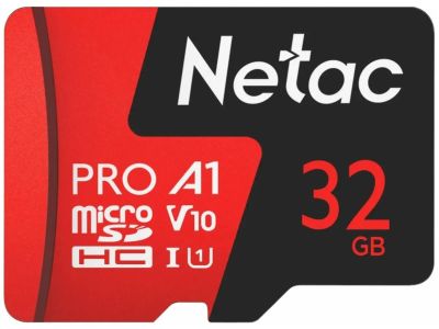 Лот: 24948368. Фото: 1. Карта памяти MicroSDHC 32GB Netac... Карты памяти