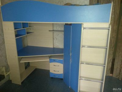 Лот: 14581743. Фото: 1. Продам комплекс кровать, шкаф... Детские кровати и кроватки
