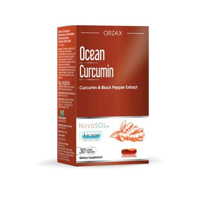 Лот: 25440313. Фото: 1. Orzax Ocean Куркумин капсулы 30... Лекарства
