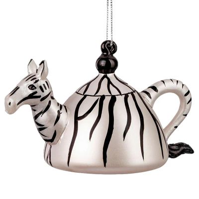 Лот: 24934144. Фото: 1. Украшение ErichKrause Decor Зебра-чайничек... Гирлянды, шарики, новогодние аксессуары