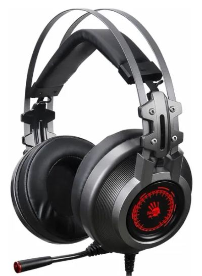 Лот: 25014230. Фото: 1. Игровая гарнитура A4Tech Bloody... Акустические системы