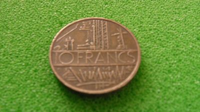 Лот: 9290311. Фото: 1. Франция 10 франков (толстая). Европа