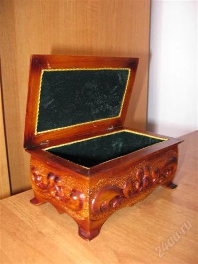 Лот: 2495683. Фото: 1. Шкатулка б/у. Другое (ручная работа)