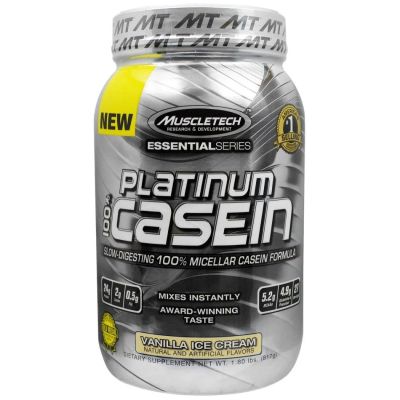 Лот: 10460286. Фото: 1. Казеин Muscletech Ванильное Мороженое... Спортивное питание, витамины