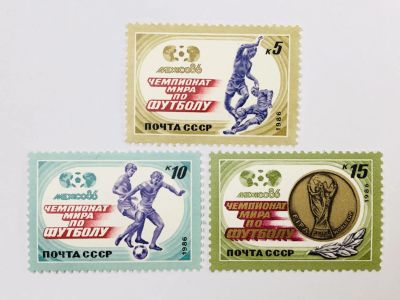Лот: 23315890. Фото: 1. Чемпионат мира по футболу Мехико-86... Марки