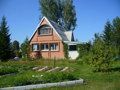 Лот: 6081010. Фото: 1. Дом-дача из бруса,обложенный кирпичом... Дома