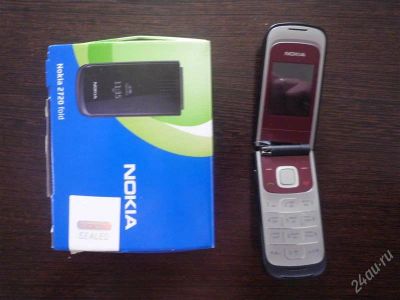 Лот: 1061702. Фото: 1. Nokia 2720 (+коробка, +документы... Кнопочные мобильные телефоны