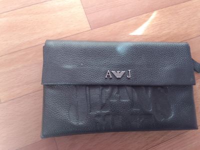 Лот: 19413902. Фото: 1. Кошелек Armani чистая кожа. Бумажники, кошельки, портмоне