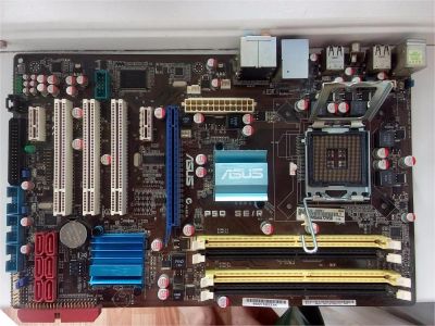 Лот: 7964074. Фото: 1. Материнская плата ATX Soc775 ASUS... Материнские платы
