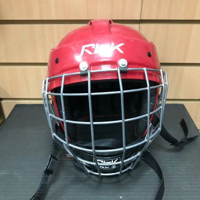 Лот: 12427591. Фото: 1. Хоккейный Шлем Reebok 3k Red с... Защита тела