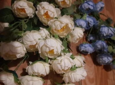 Лот: 25063996. Фото: 1. Цветы искусственные пионы. Искусственные и сувенирные цветы
