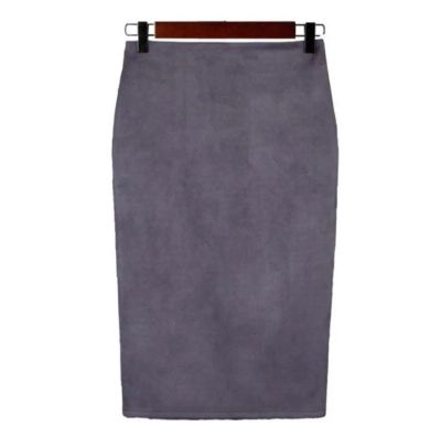 Лот: 25857172. Фото: 1. Юбка замшевая. Юбки