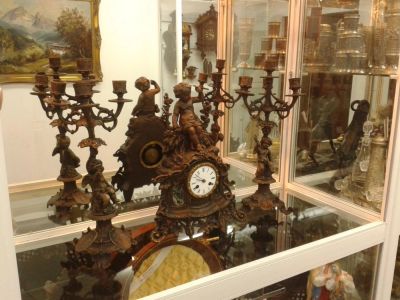 Лот: 7594653. Фото: 1. Каминный гарнитур 1850 года. Франция. Предметы интерьера и быта