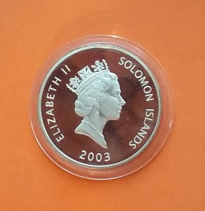 Лот: 19962910. Фото: 1. 25 долларов 2003 года. Соломоновы... Австралия и Океания