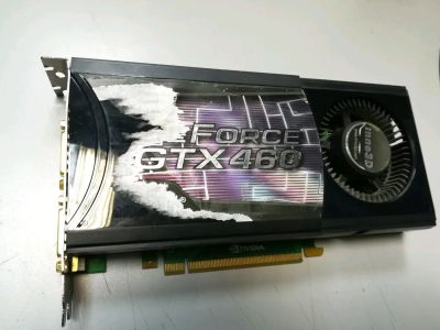 Лот: 12640274. Фото: 1. Видеокарта geforce gtx 460 1gb. Видеокарты
