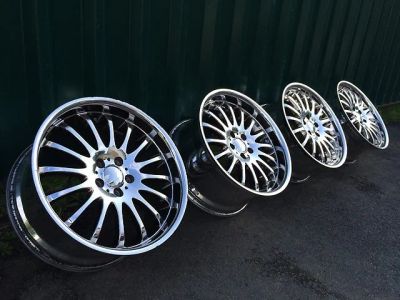 Лот: 6149159. Фото: 1. красивые разноширы R19 9,5/8,5J... Диски