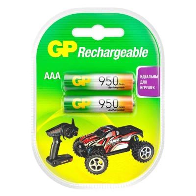 Лот: 24572298. Фото: 1. Аккумуляторы GP АAА (HR03), 950mAh... Батарейки, аккумуляторы, элементы питания