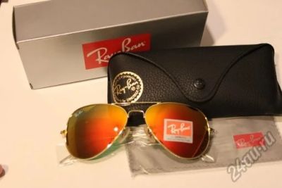 Лот: 5848453. Фото: 1. Очки Ray Ban Aviator стеклянные... Очки солнцезащитные