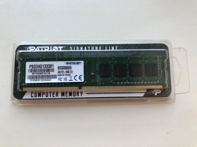 Лот: 20911735. Фото: 1. DIMM DDR3 4Gb Patriot PSD34G133381. Оперативная память