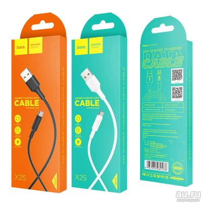 Лот: 13648558. Фото: 1. USB кабель MicroUsb Hoco X25 2A... Дата-кабели, переходники