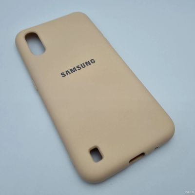 Лот: 17493131. Фото: 1. Чехол накладка Samsung A01 Silicone... Чехлы, бамперы