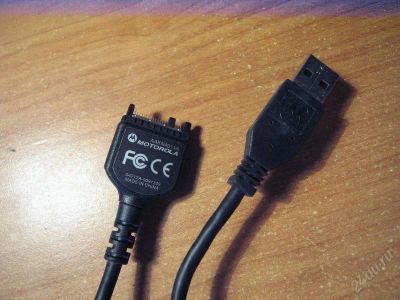 Лот: 132720. Фото: 1. USB-кабель для старых Motorola. Дата-кабели, переходники