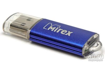 Лот: 9039609. Фото: 1. Флешка USB 8 ГБ Mirex Unit синий... USB-флеш карты