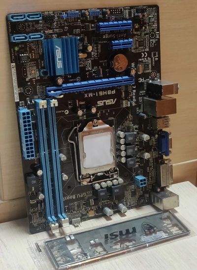 Лот: 19859995. Фото: 1. Мат. плата SUS P8H61-MX/LGA1155... Материнские платы